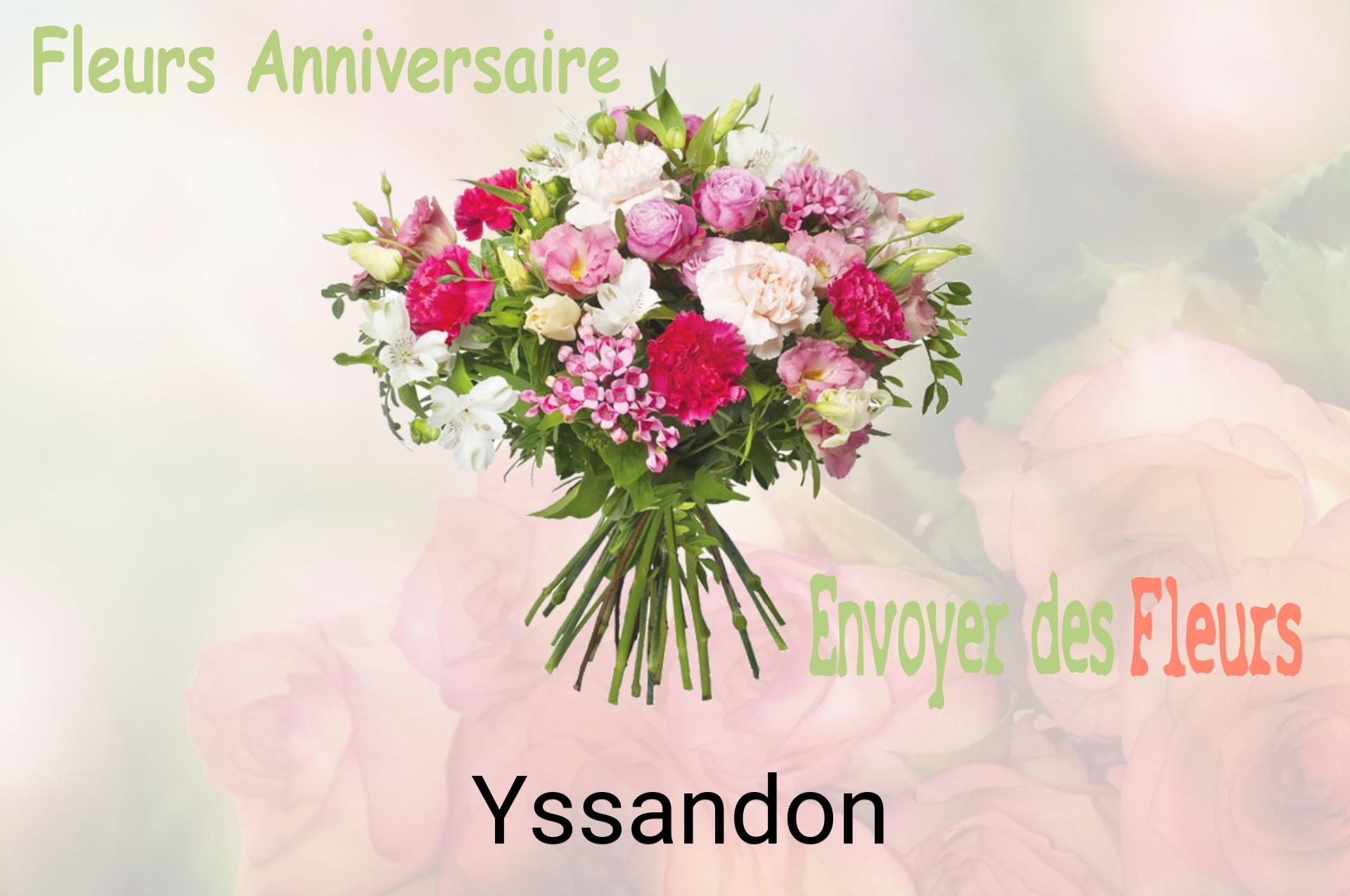 Bouquet de fleurs d’anniversaire livré à Yssandon